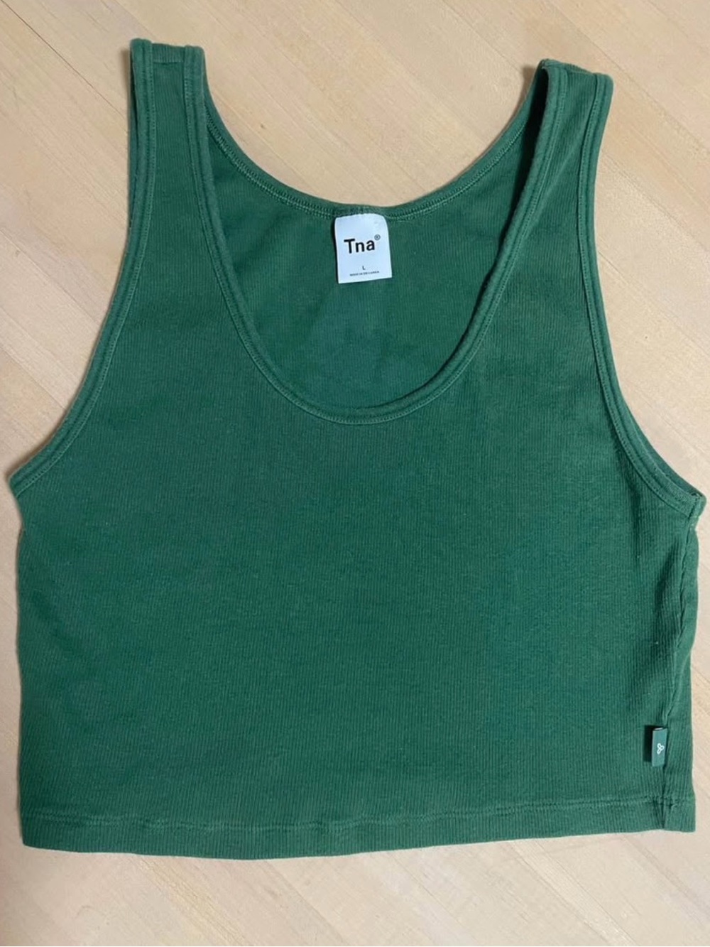 TNA Green Crop Tank